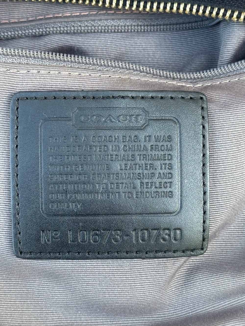 Coach Vintage Mini Carly Small Shoulder Bag Black Signature Jacquard 10730 - Picture 4 of 13